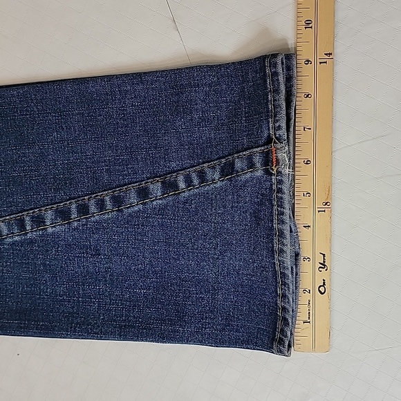 True Religion Joey Orange Topstiching and Twisted Inseam sz27  BinO - Picture 10 of 14